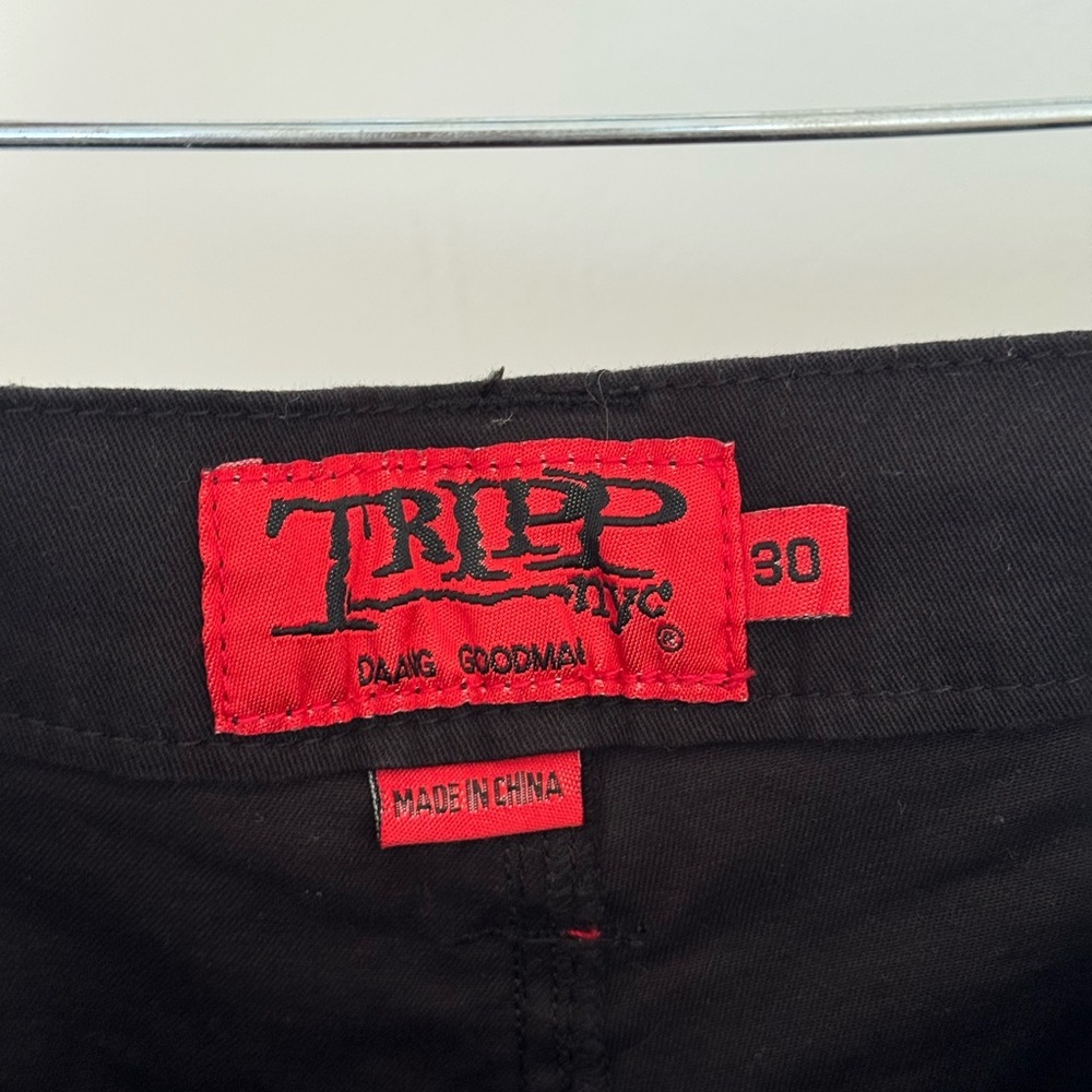 Tripp NYC Black and Red Label NO EXCUSE Pants Size M - Picture 7 of 10